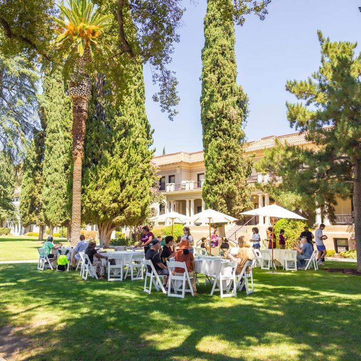 Event taking place at the Johnston Center at the University of Redlands main campus.