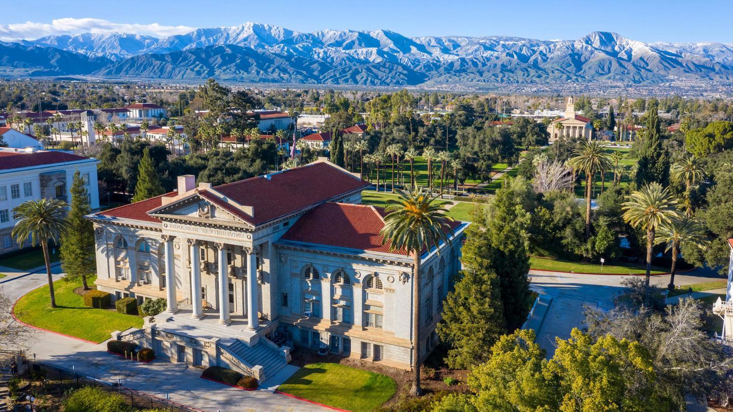 Media masthead -University of Redlands main campus